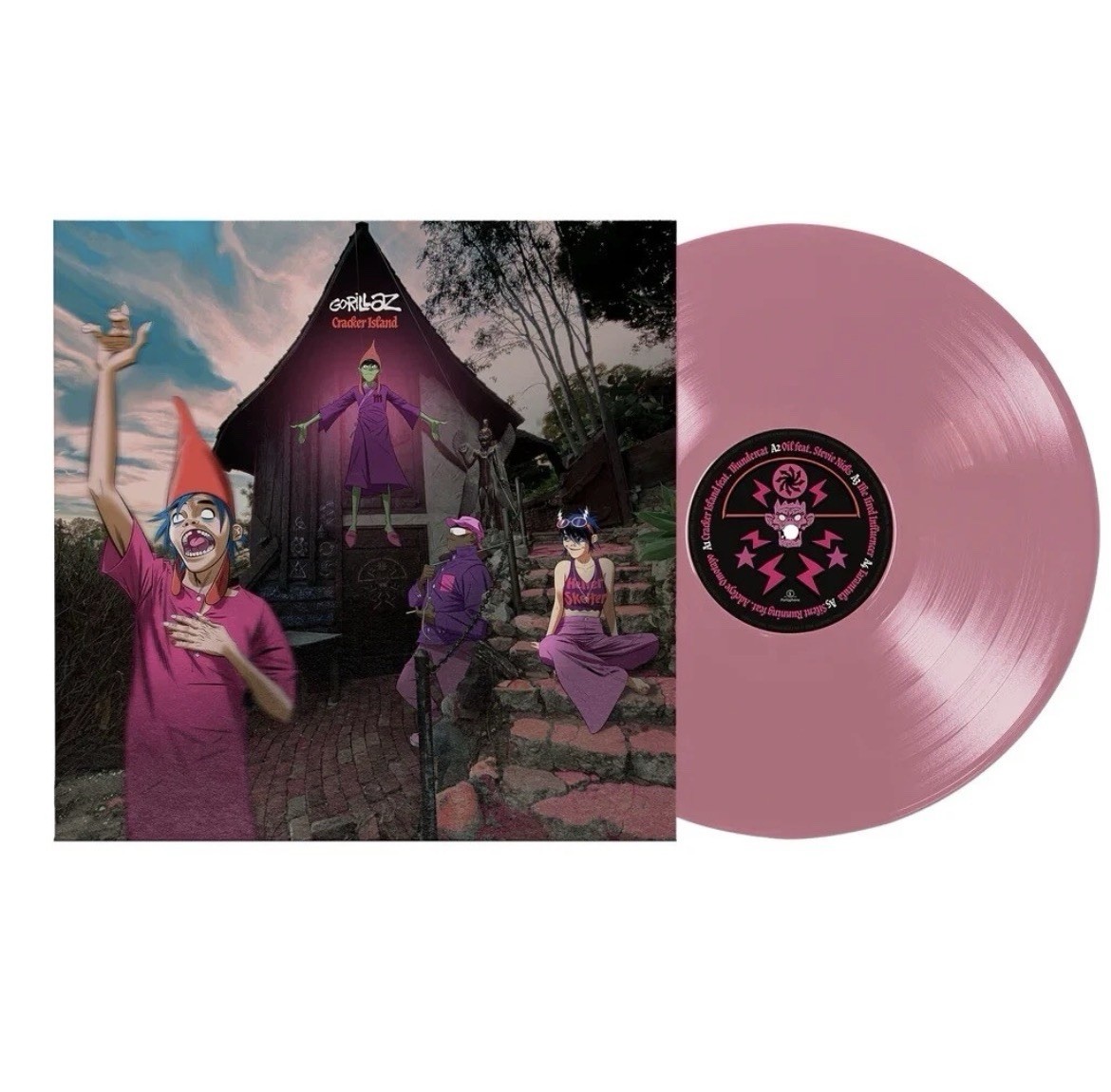 *SHIPS NOW* Gorillaz Cracker Island - Spotify Fans First Exclusive Pink Vinyl