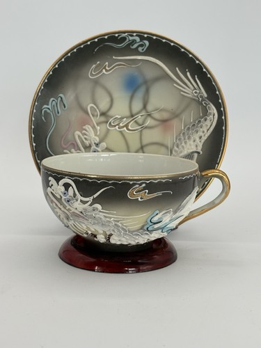 Dragon Ware Geisha Girl Lithopane Tasse & Untertasse - Bild 1 von 6