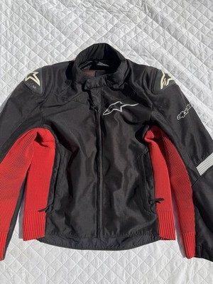 Alpinestars Mens T SP-5 Rideknit Street Motorcycle Jacket Black/Red Size Large