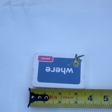 Educational Electronic Flash Cards Set - Places  Letters - 3.5 x 2.5 in