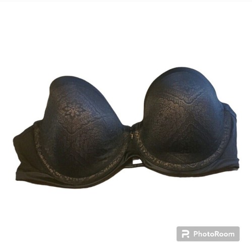 Ambrielle Strapless Black Bra Size 38C