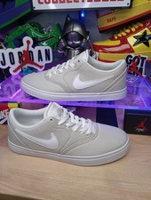 Nike SB Check Canvas (GS) Zapatilla Hueso Claro/Blanco Talla 6 Juventud 7.5 Mujeres Nueva