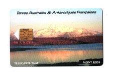 SCHEDA TELEFONICA   Terre Australi & Antartiche Francesi TAAF da 50 unità - rara