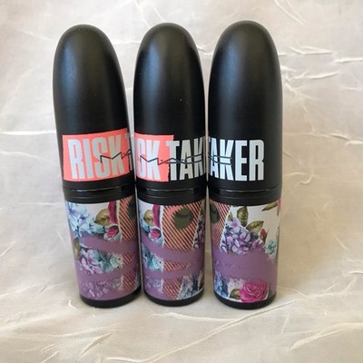 3 MAC Lipsticks Ruby Woo 707 Risk Taker Retro Matte RED New Full Size FREE SHIP