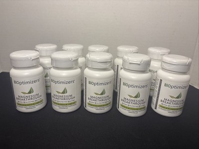BiOptimizers Magnesium Breakthrough 4.0 Premium  (30 Caps) Exp 06/26 Lot Of 10