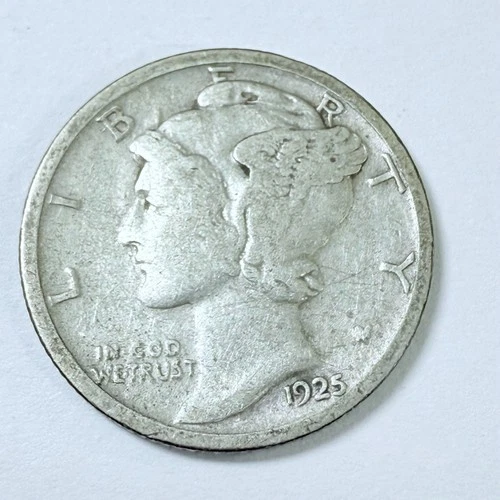 1925-S Mercury Dime ~ FINE DETAILS~ 90% Silver #4610