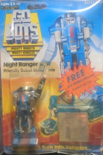 1985 - Go Bots Action Figure In Original Packaging.  RARE - TONKA - Night Ranger