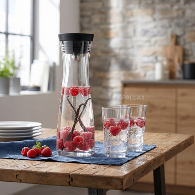 WMF BASIC WASSERKARAFFE 1,0 L + 2 GLÄSER