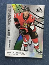 2019-20 SP Game Used Rainbow #116 Vitaly Abramov /298 RC