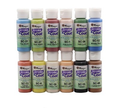 Creative Hobbies Mayco Stroke and Coat Glaze for 2 fl oz (Pack of 12), Multi