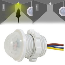 Human Body Detection 120 Degree Sensing 4m Detection Range ABS And PC Materials