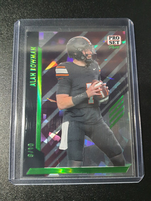 Alan Bowman - Leaf Pro Set Pure 2024 - Oklahoma State - Crystal Green - /10