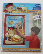 Jake and the Neverland Pirate Party Game Poster Stickers Blindfold