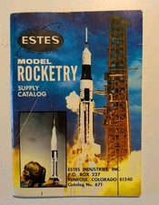 Vintage Estes Model Rocketry Catalogue 671 from 1967-