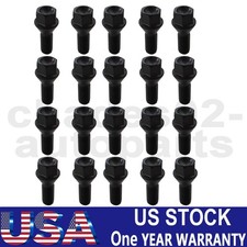 20x Wheel Lug Bolt Nut For Bmw 120i 320i 325i 318i 330i 335i M3 550i 650i X5 Z4