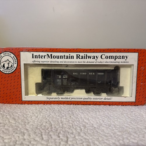 Tolva InterMountain 25401S-28 “O” B&O USRA 55 toneladas 2 bahías #321787 (2 rieles) nueva en caja | Zustand: New