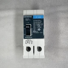 Siemens NGB2B080 80 Amp 600 VAC/250 VDC 2 Pole Type NGB Circuit Breaker