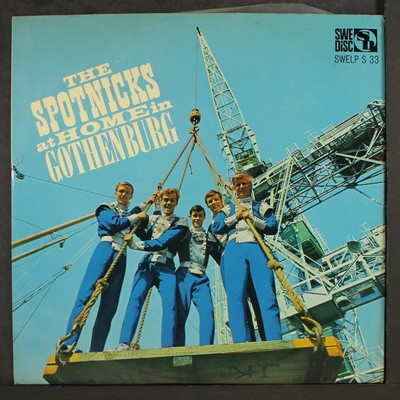 SPOTNICKS: the spotnicks at home in gothenburg SWE-DISC 12'' LP 33 RPM Sweden