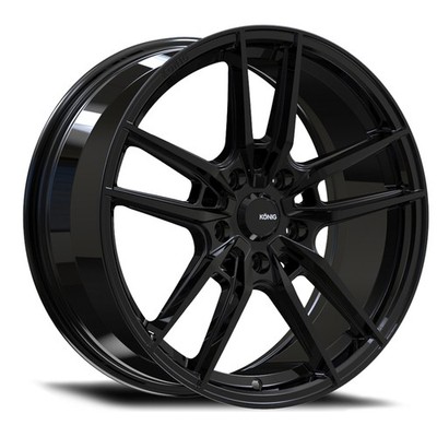 KONIG Myth Rim 19X8.5 5X112 Offset 40 Gloss Black (Quantity of 1)