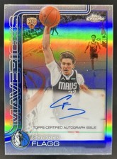 2025-26 Topps Chrome Update Cooper Flagg Auto Refractor RC #TCA-CF Mavericks