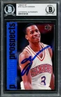 Allen Iverson Signed 1996-97 Upper Deck SP RC 141 Philadelphia 76ers Beckett