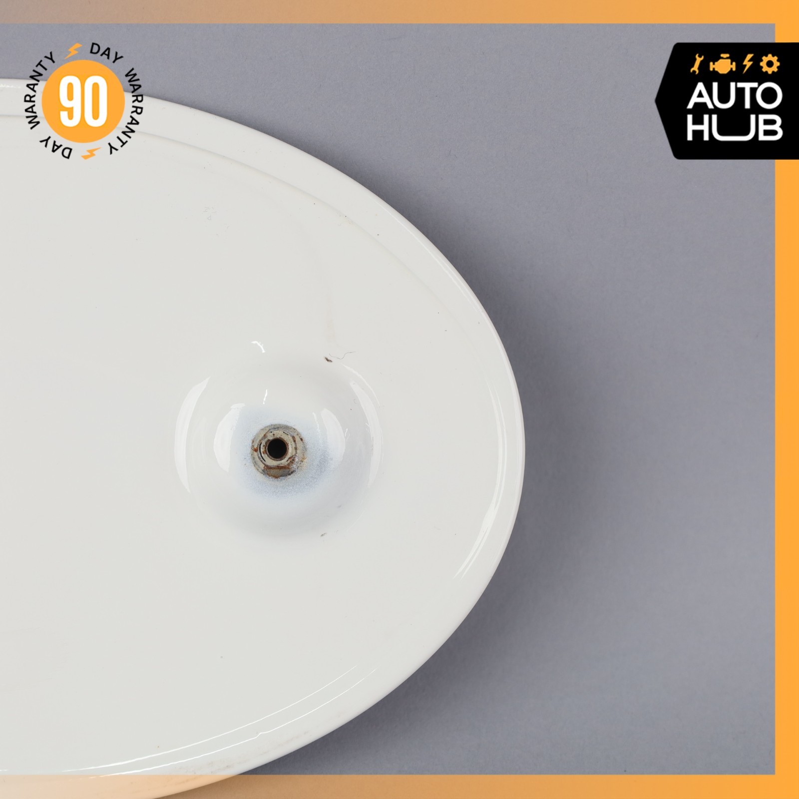 12-18 Bentley Continental GTC Fuel Filler Gas Tank Door Flap Lid White OEM 49k