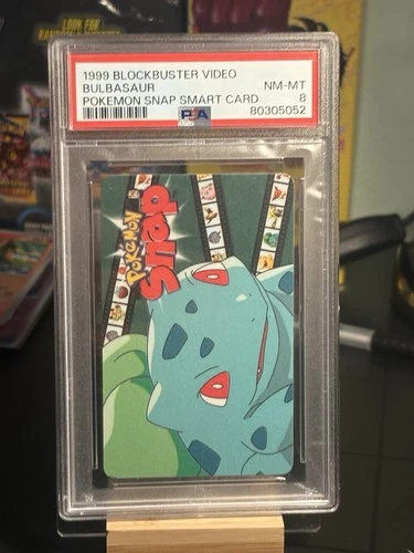 1999 Blockbuster Video Bulbasaur PSA 8