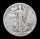1918 D Walking Liberty Half Dollar 50 Cents Silver Coin