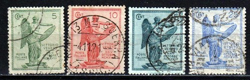 REGNO 1921 - 3° ANNIVERSARIO DELLA VITTORIA completa usata
