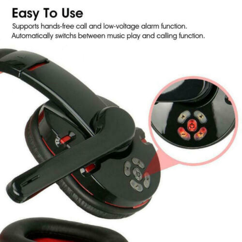 Wireless Gaming Headset Headphones With Mic Surround For PC Laptop One - Picture 8 of 11