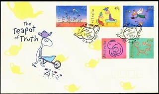 Australia First Day Cover FDC 1998 The Teapot of Truth