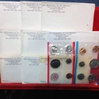 9 Set Lot of 1972 PDS Mint Uncirculated Sets Original Envelopes