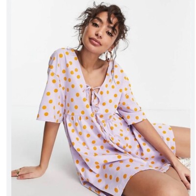 asos oversized smock dress ASOS LUXE oversized organza mini smock dress with floral embroidery in buttermilk