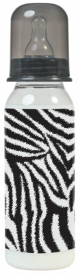 ROCK STAR BABY Zebra Trinkflasche 250 ml