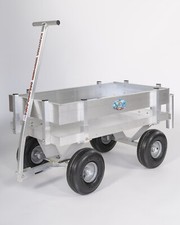 NEW Kahuna JUNIOR Fishing Wagon-Walls-No Rust-10" Tires-Rod Holders-Made USA!!