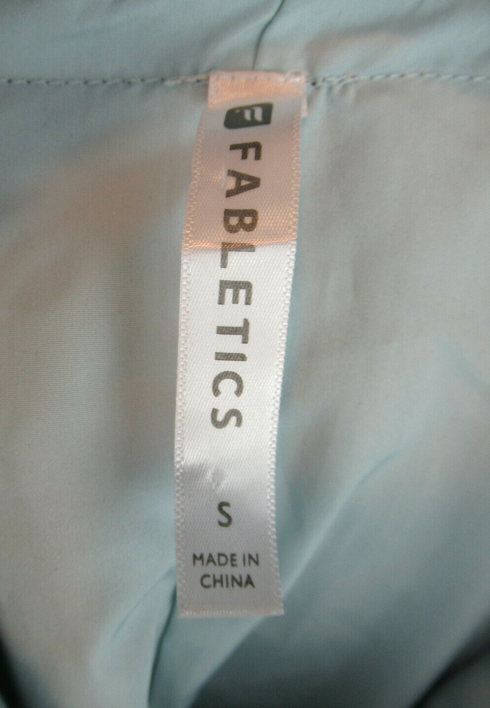 Fabletics Lightweight Jacket Cowl Neck Gray Blue … - image 8