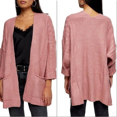 topshop pink cardigan
