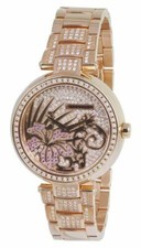 Versace Women's I9Q81D2HIF S081 Mystique Rose Gold Ion-Plated SS DIAMONDS Watch