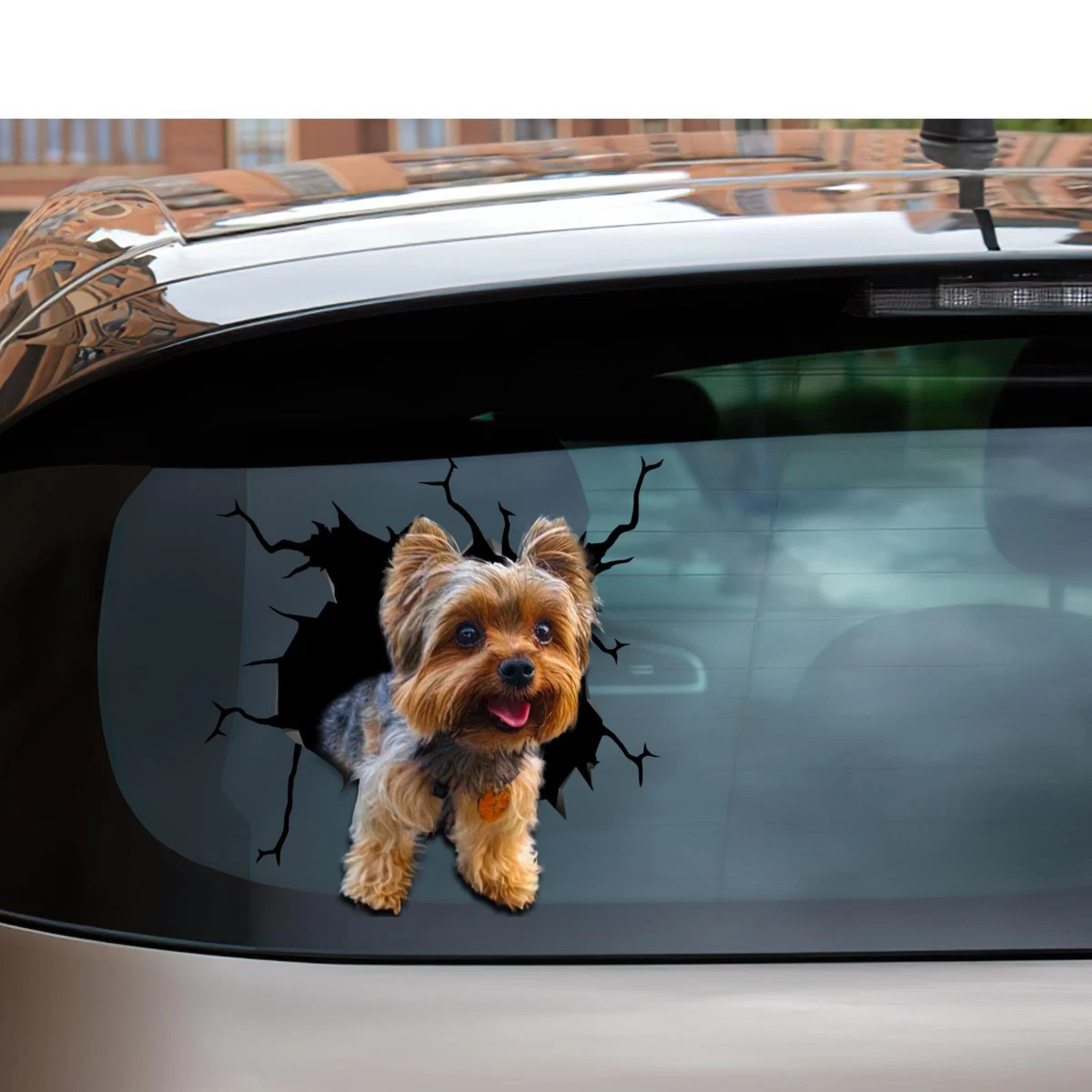 Yorkie Mom Decal Yorkshire Terrier Magnet Cool Clean Windows Sticker for  Men | eBay