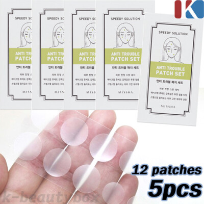 MISSHA Speedy Solution Anti Trouble Patch Set 5pcs Acne & Blemish Treatment Care