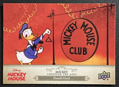 2019 UD Disney Mickey Mouse THROUGH THE AGES MTA-37 DONALD DUCK in