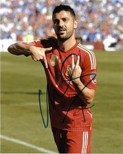 Spain David Villa Signed Autographed 8x10 Photo COA M