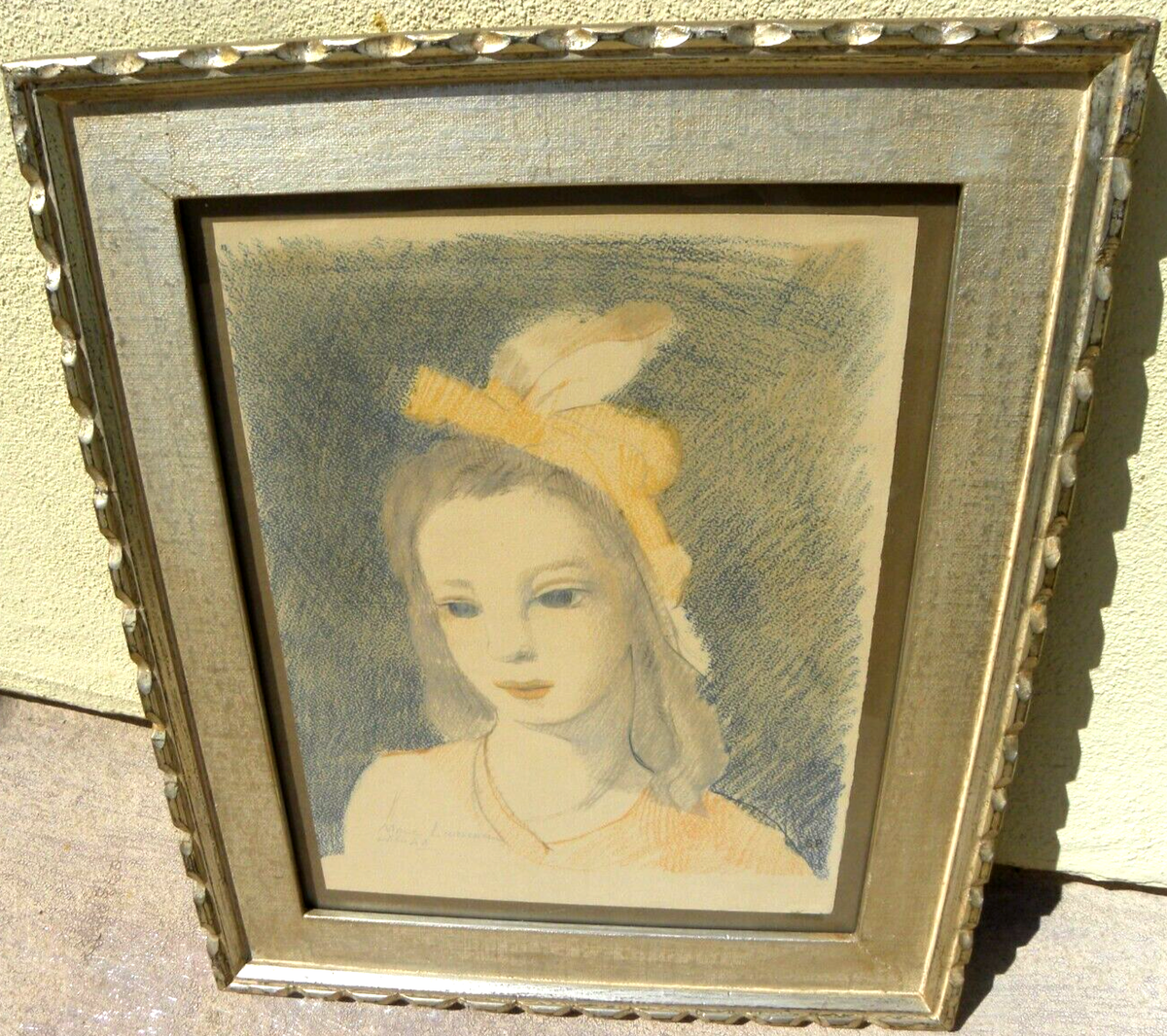 版画 Marie Laurencin lithograph XX/L Marie Laurencin 1885-1956 French art original 1949 lithograph