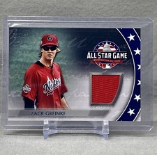 2018 TOPPS UPDATE #AST-ZG - ZACK GREINKE ALL STAR STITCHES WARMUP WORN PATCH