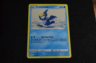 POKEMON SHINING FATES CRAMORANT 028/072 NM/MINT PACK FRESH