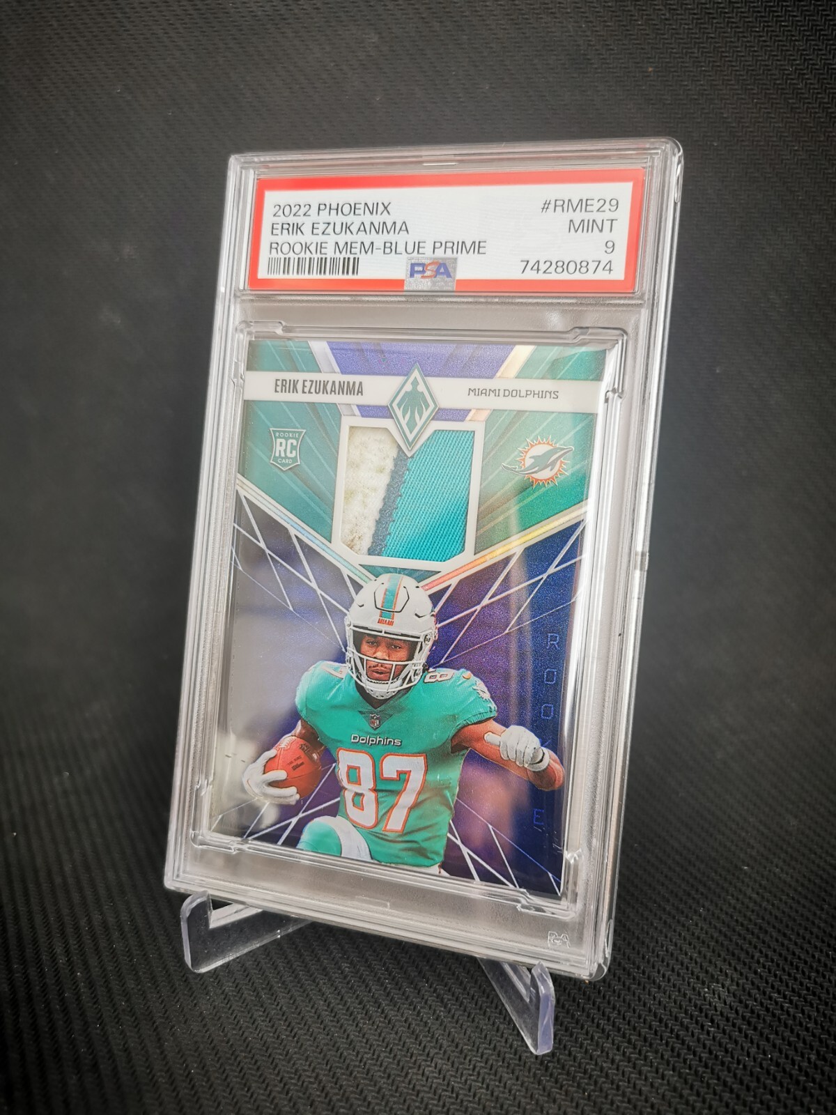 Erik Ezukanma Panini Phoenix Rookie Memorabilia #RME29 Blue Prime