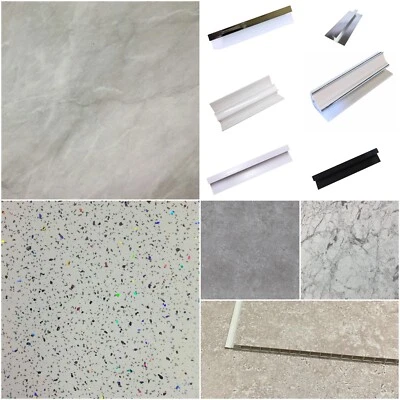 Shower Panels 1000mm Wide x 2400mm High Bathroom Cladding 10mm PVC Wet Wall