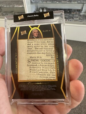 Pieces Of The Past- George Washington/Thomas Jefferson- Dual