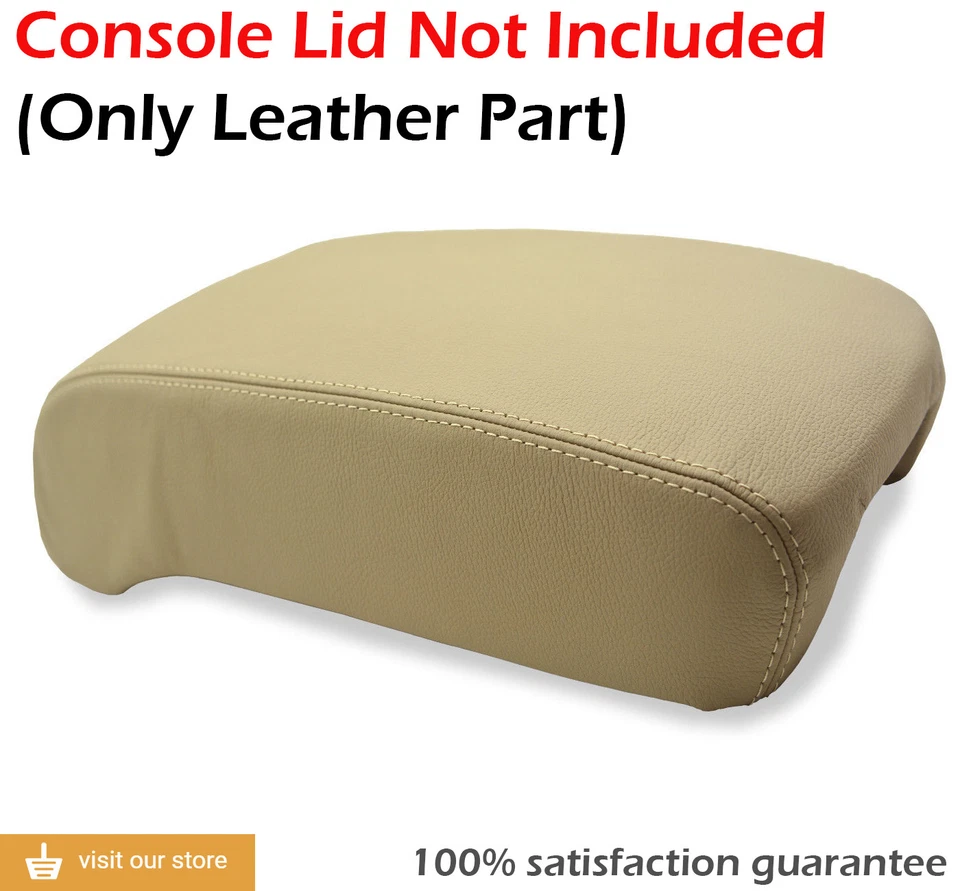 Center Console Armrest Leather Synthetic Cover for Lexus LS 430 01-06 Beige — 第 2/4 张图片