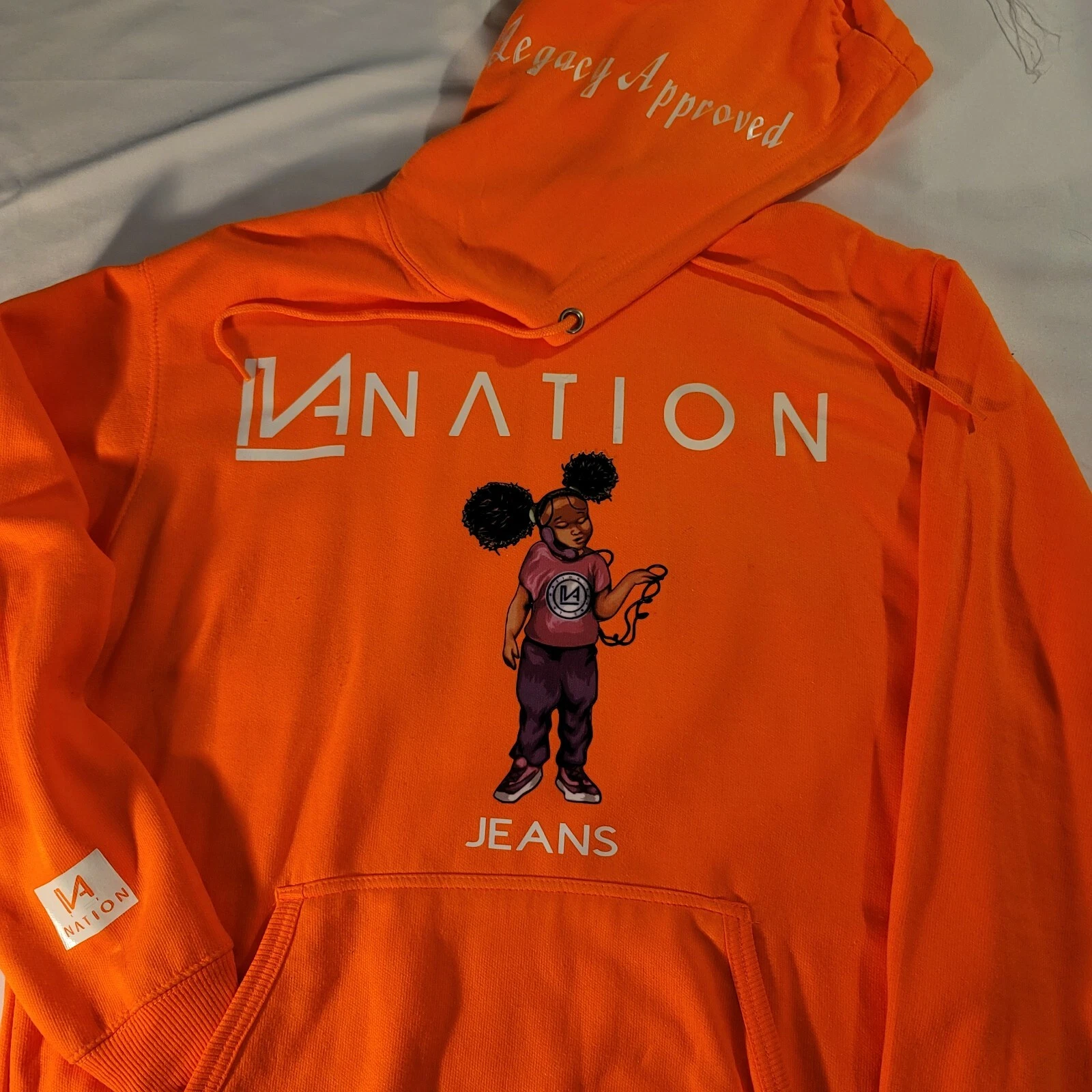Sweat Shirt Unisex Hoodies.Orange size X large Hoodies, New Orange with Tags